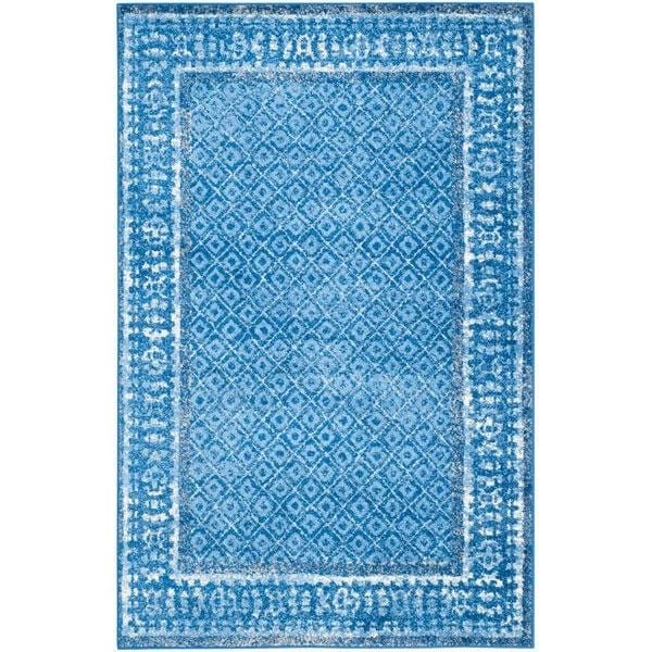 Safavieh Adirondack Power Loomed Rectangle Rug- Light Blue - Dark Blue- 3 x 5 ft. ADR110F-3 - main
